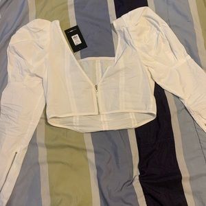 White Corset Top